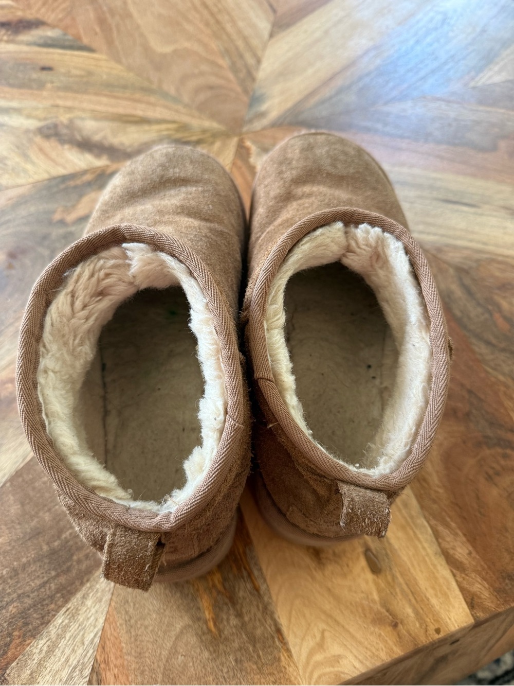UGG Women’s Brown Shearling Lined Slip-On